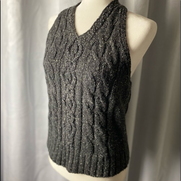 J. Crew Tops - J CREW cable knit halter.